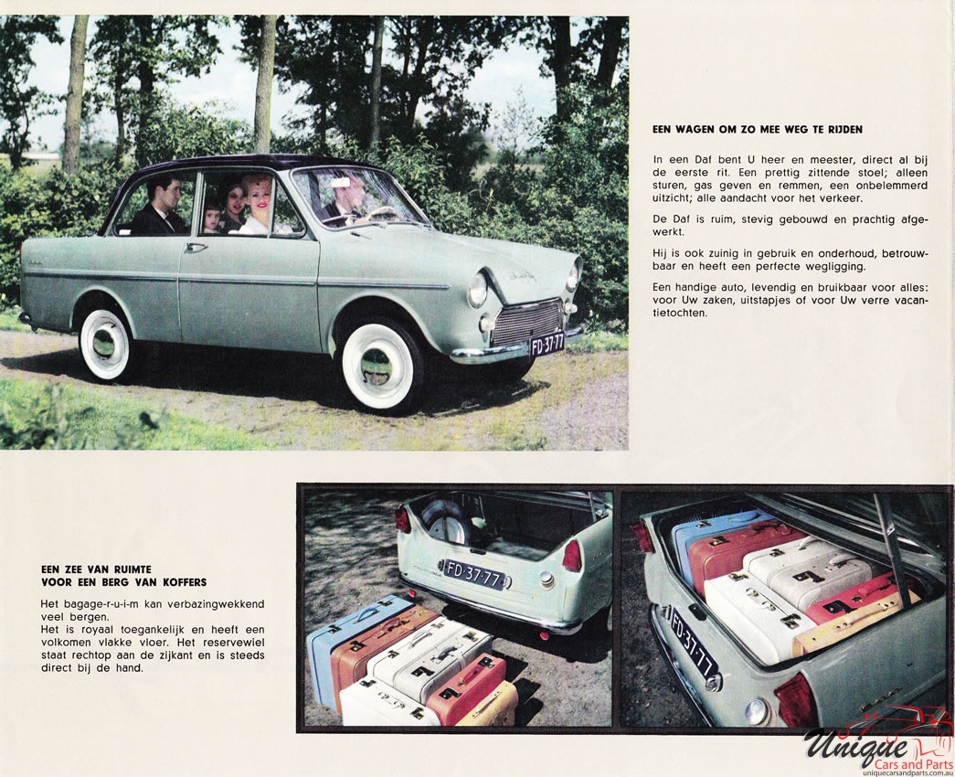 1962 DAF 600 Brochure Page 2